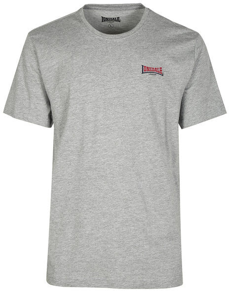 Lonsdale T-shirt manica corta uomo in cotone T-Shirt Manica Corta uomo Grigio taglia L