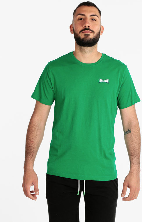 Lonsdale T-shirt manica corta uomo in cotone T-Shirt Manica Corta uomo Verde taglia L