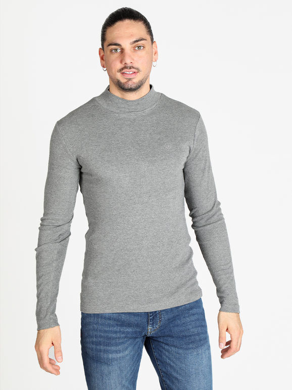 Be Board T-shirt manica lunga a lupetto da uomo T-Shirt Manica Lunga uomo Grigio taglia XL