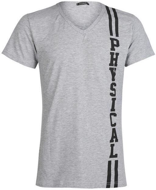 Intimami T-shirt maniche corte e scollo a V Maglie Intime uomo Grigio taglia XL