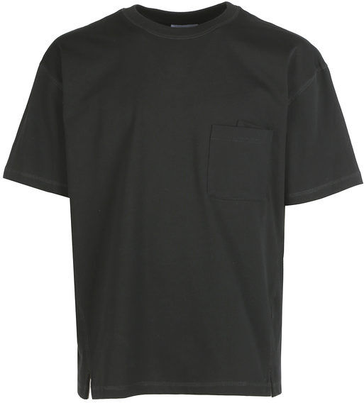 Warren Webber T-shirt uomo in cotone con doppio taschino T-Shirt Manica Corta uomo Nero taglia S