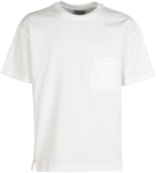 Warren Webber T-shirt uomo in cotone con doppio taschino T-Shirt Manica Corta uomo Bianco taglia XXL