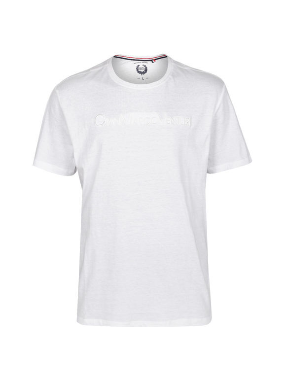 Gian Marco Venturi T-shirt uomo manica corta in cotone T-Shirt Manica Corta uomo Bianco taglia XL