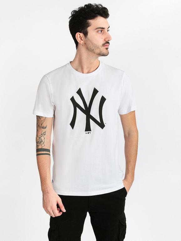 New Era Team Logo Tee Neyyan T-shirt con logo T-Shirt e Top uomo Bianco taglia S