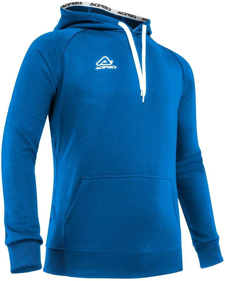 Felpa Acerbis Casual Con Cappuccio EASY Blu taglia 3XL