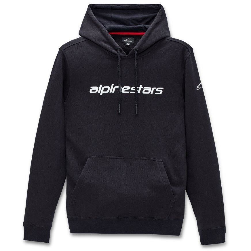 Felpa Alpinestars LINEAR HOODIE Nero taglia 2XL