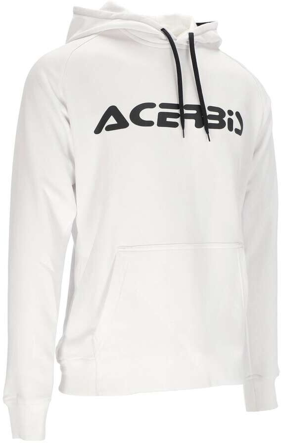 Felpa Casual Acerbis S-LOGO Bianco taglia 2XL