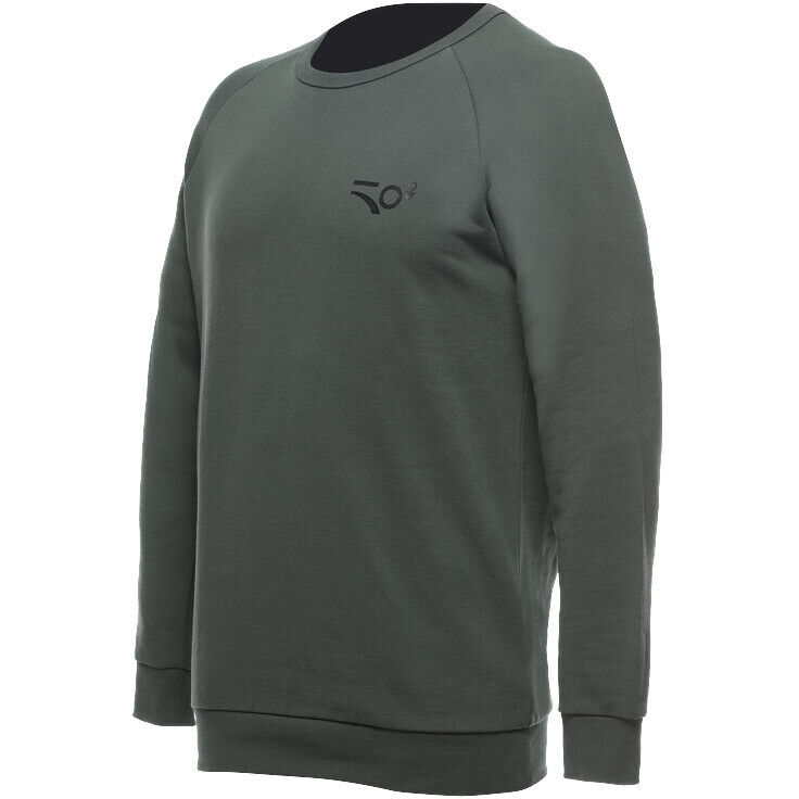 Felpa Moto Casual Dainese ANNIVERSARY SWEATER Verde Militare taglia L