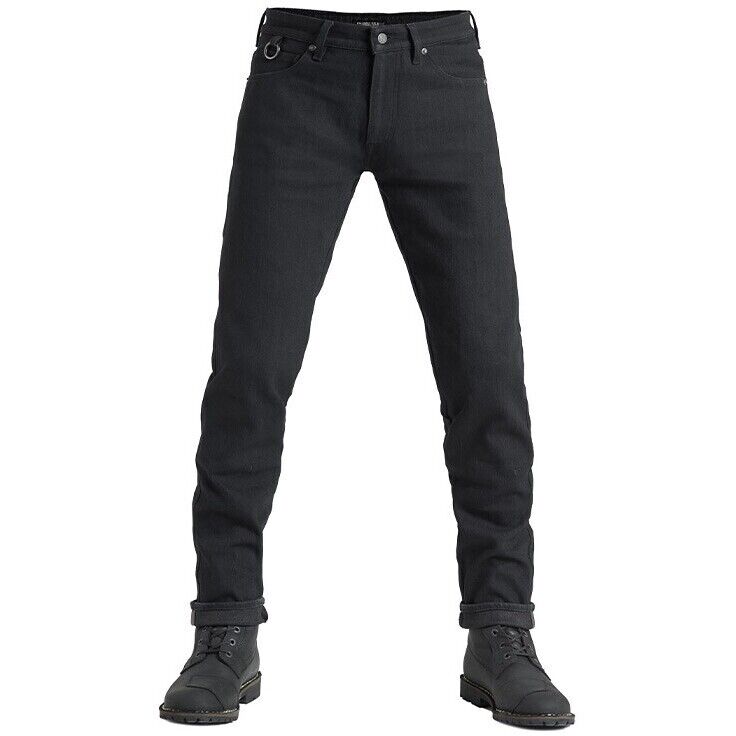 Jeans Moto Pando Moto Men's Slim-Fit Dyneema STEEL BLACK 02 taglia 31