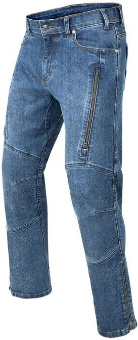 Jeans Moto Rebelhorn HAWK III REGULAR FIT WASHED Blu L34 taglia 32