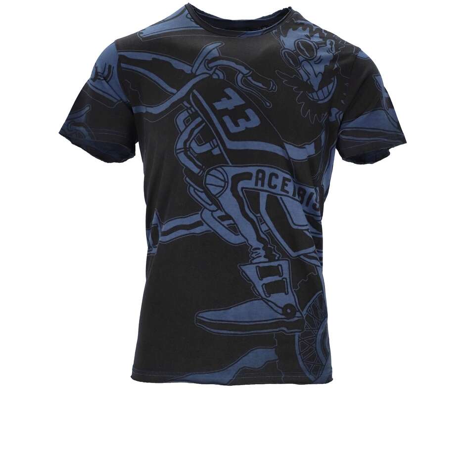 T-Shirt Acerbis T-SHIRT SP CLUB SKILL Royal Blu taglia S