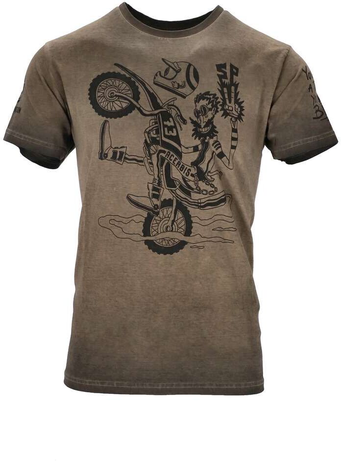 T-Shirt Acerbis T-SHIRT SP CLUB WHEELIE Beige taglia XL