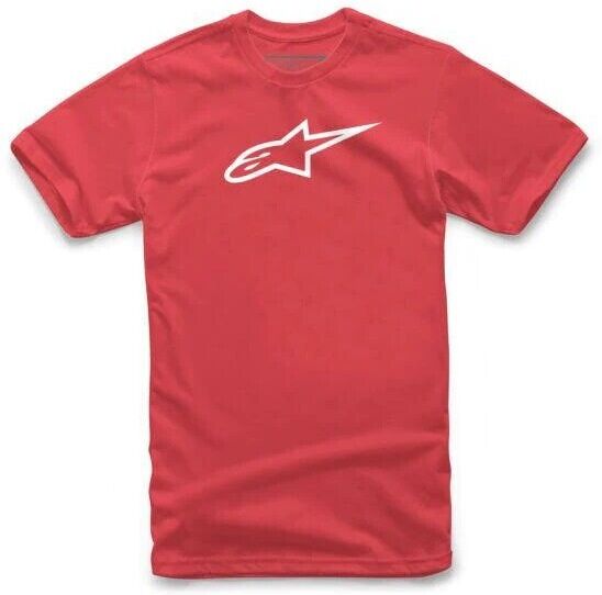 T-Shirt Casual Alpinestars AGELESS CLASSIC TEE Rosso Bianco taglia 2XL