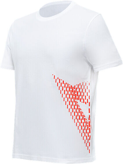 T-Shirt Casuals Dainese DAINESE BIG LOGO Bianco Rosso Fluo taglia XS