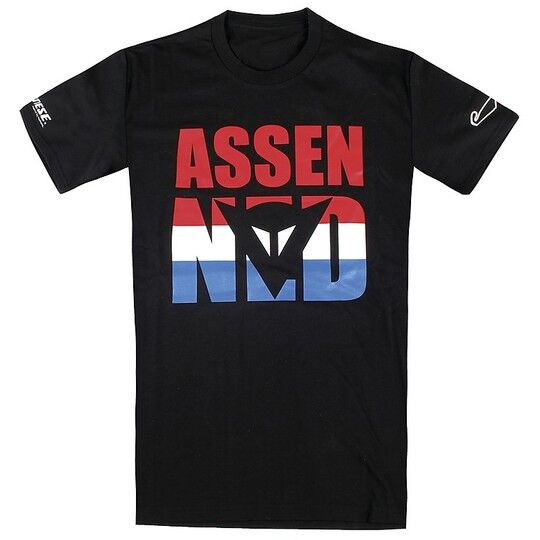 T-Shirt Moto Dainese Assen D1 Nero taglia XS