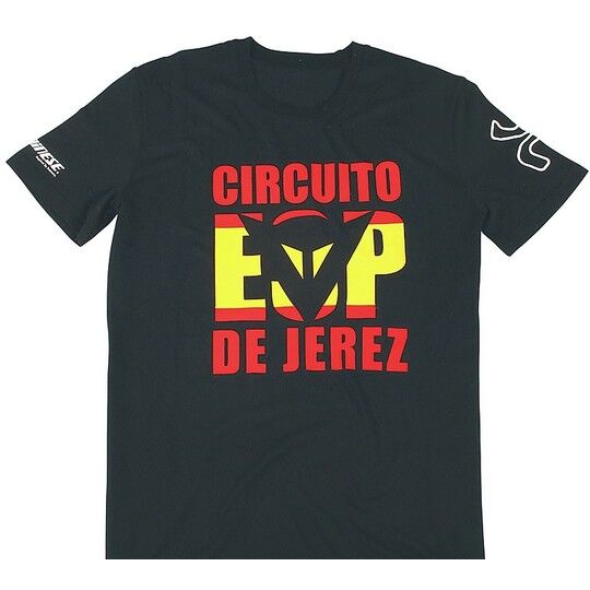 T-Shirt Moto Dainese Jerez D1 Nero taglia XS