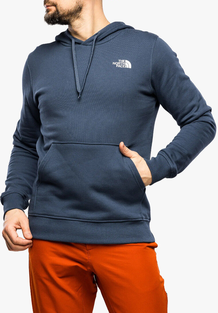 The North Face Felpa Cappuccio Hoodie UOMO Simple Dome Pullover Blu Cotone