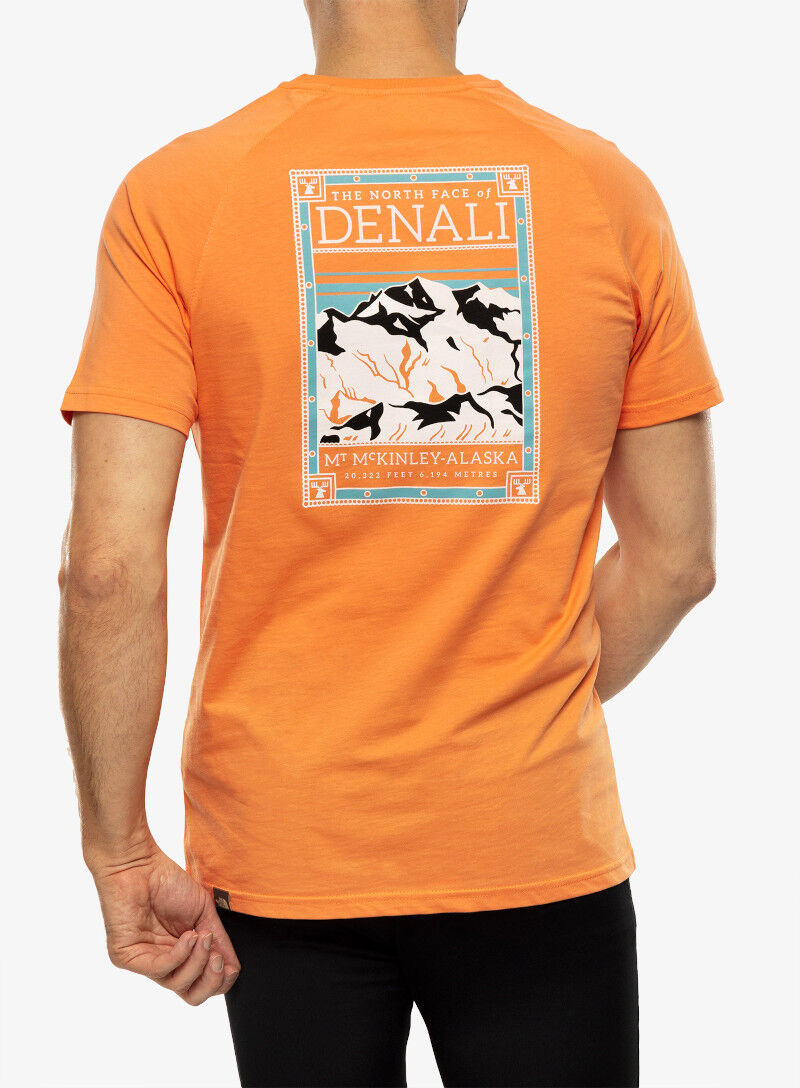 The North Face T-shirt maglia maglietta UOMO Arancione DUSTYCORALOR