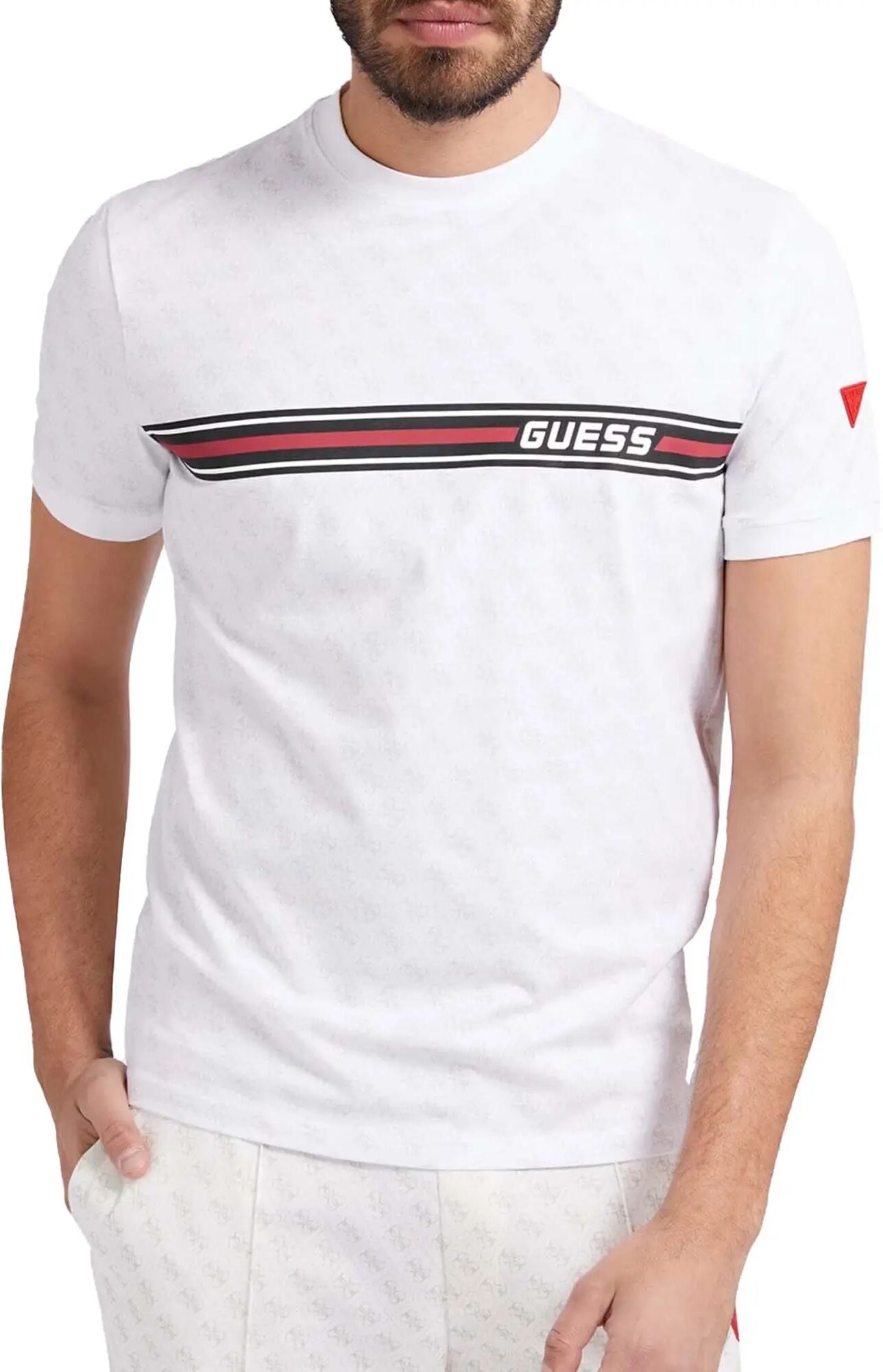 Guess T-shirt Uomo Colore Bianco BIANCO M