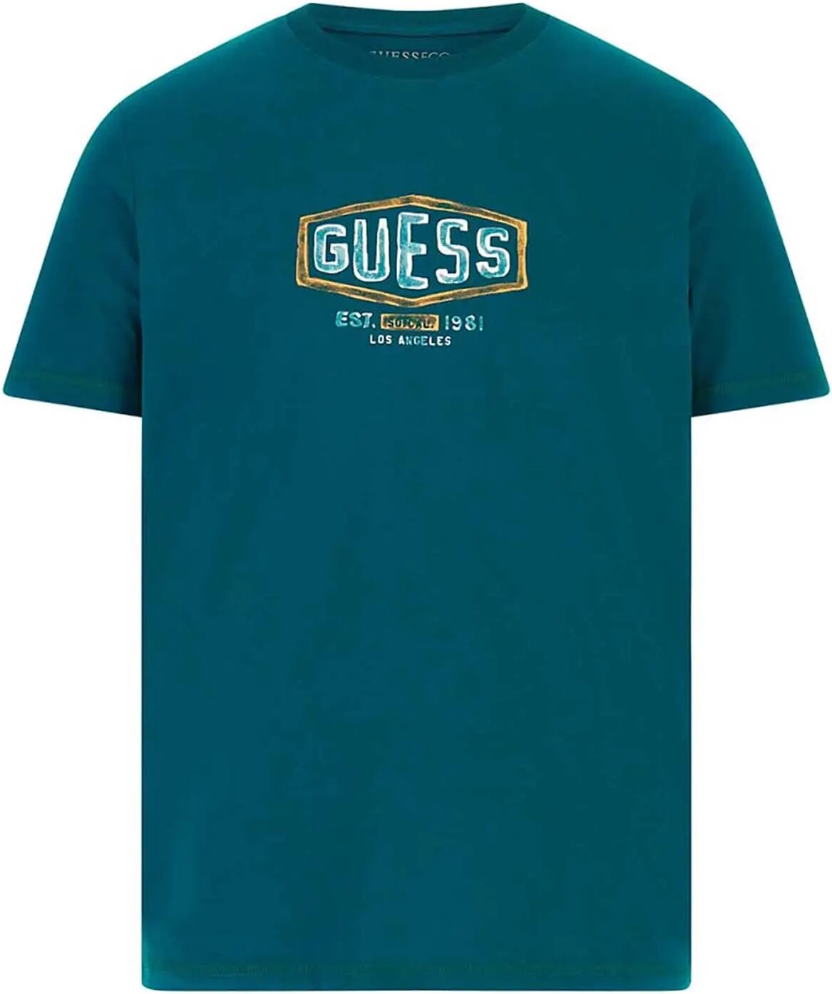 Guess T-shirt Uomo Colore Verde VERDE XS