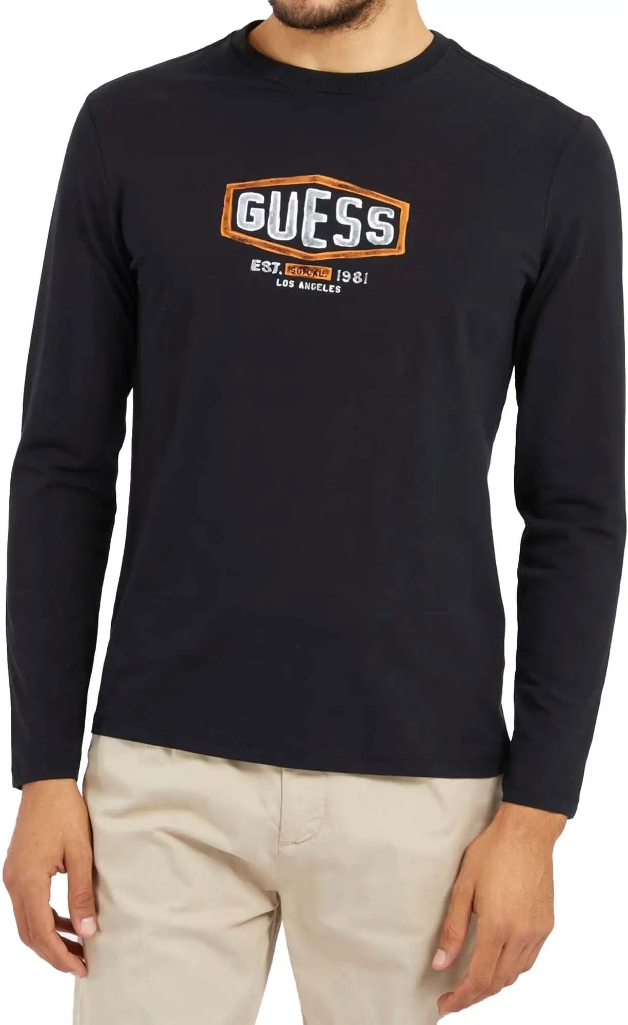 Guess T-shirt Uomo Colore Nero NERO XS