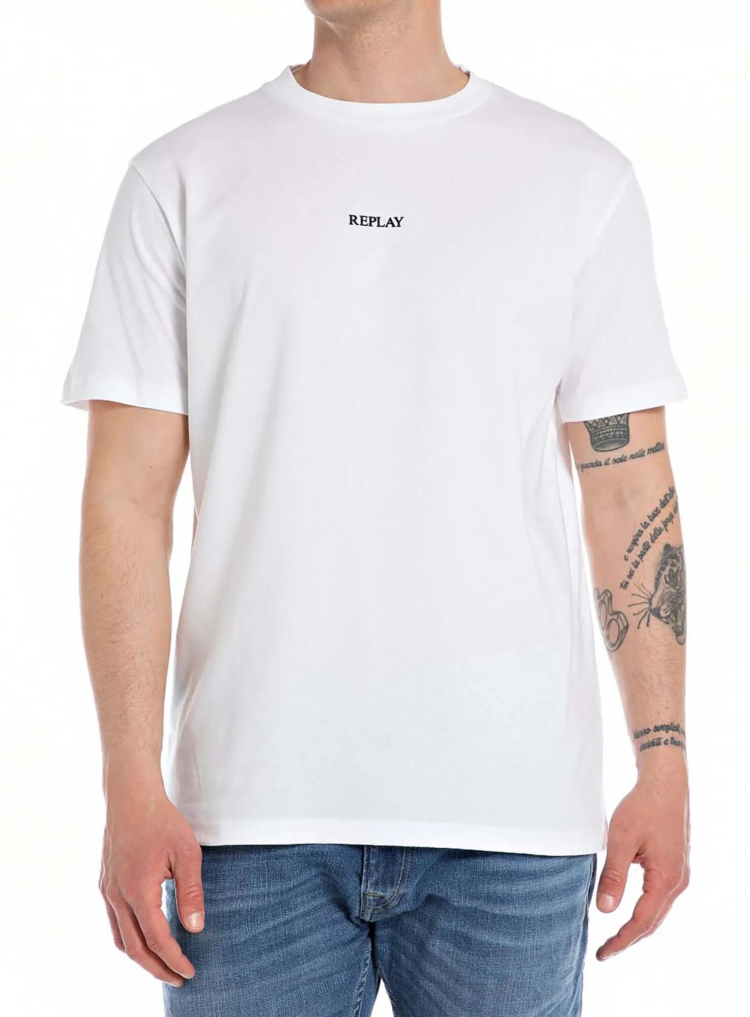 Replay T-shirt Uomo Colore Bianco BIANCO S