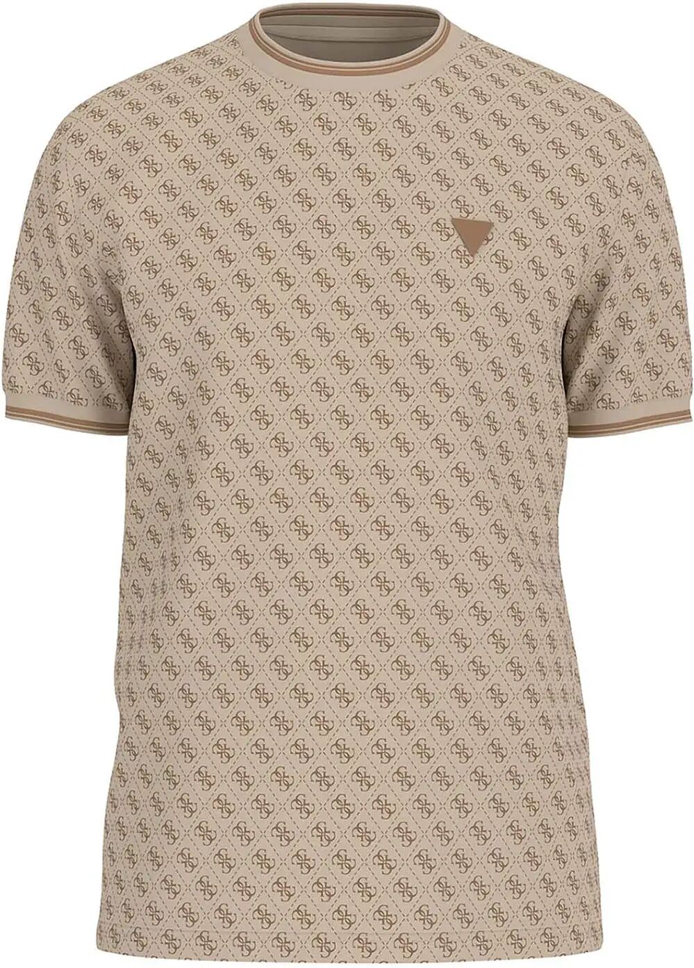 Guess T-shirt Uomo Colore Beige/bianco BEIGE/BIANCO M