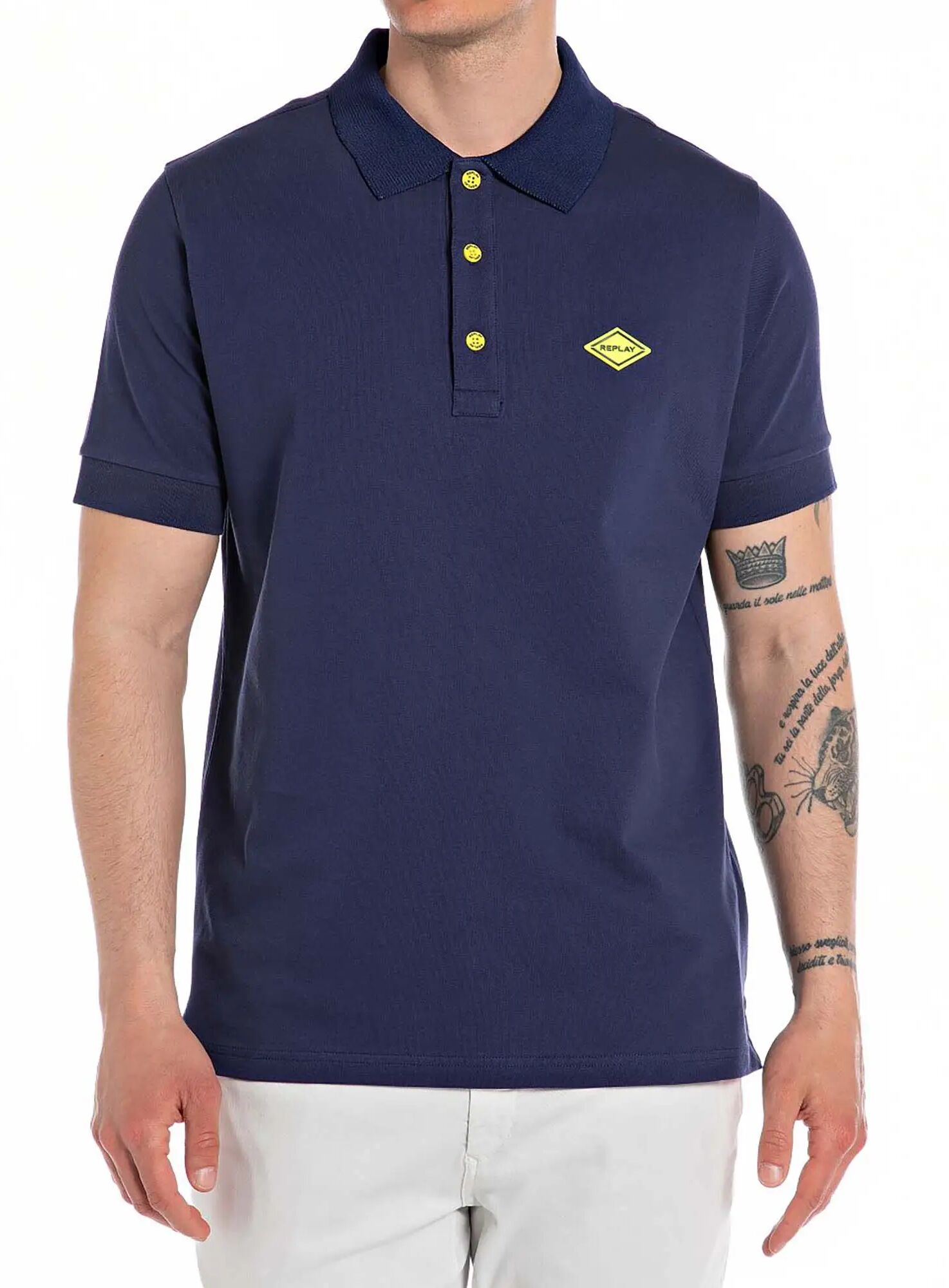 Replay Polo Uomo Colore Navy NAVY S