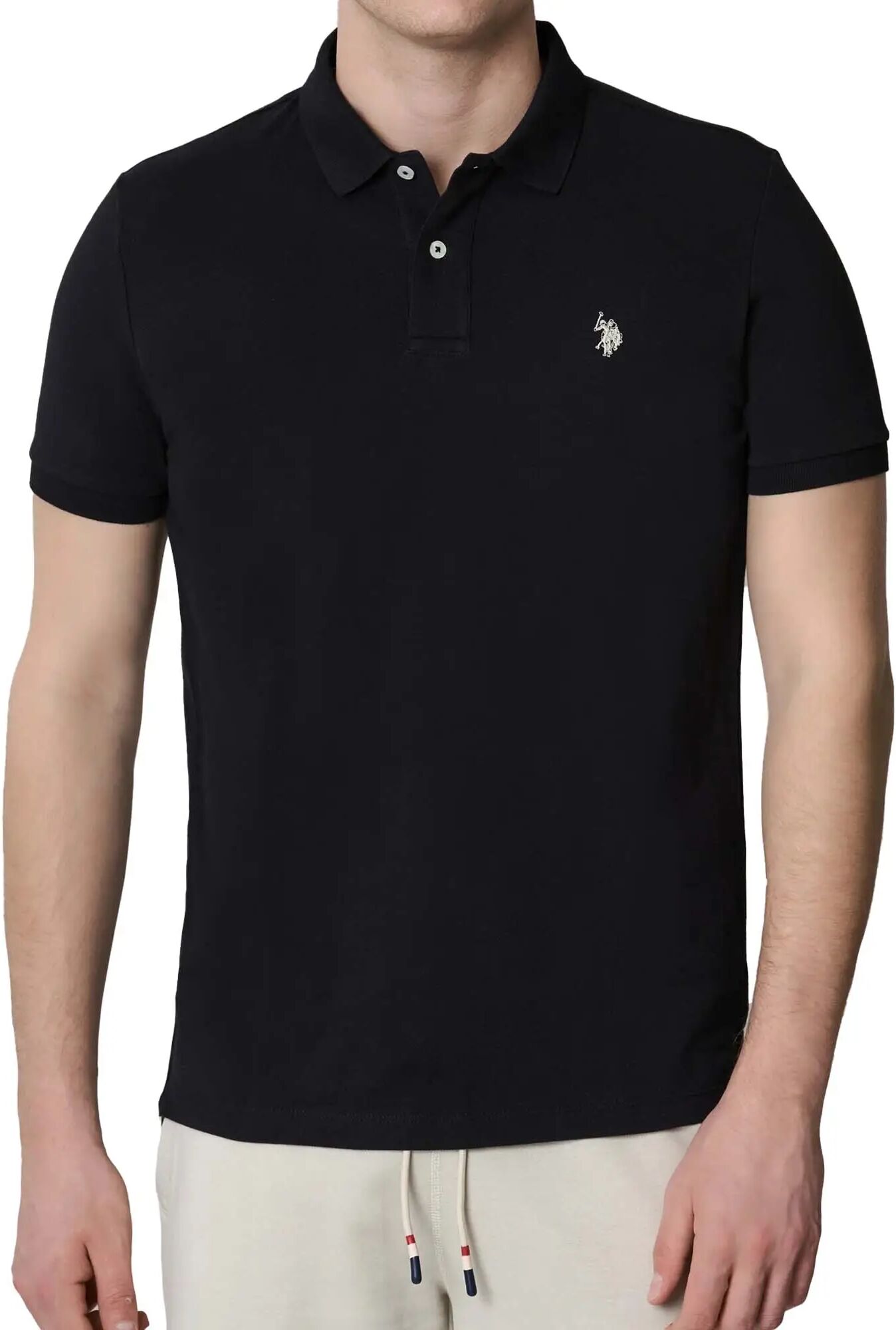 Us Polo Assn. Polo Uomo Colore Nero NERO S