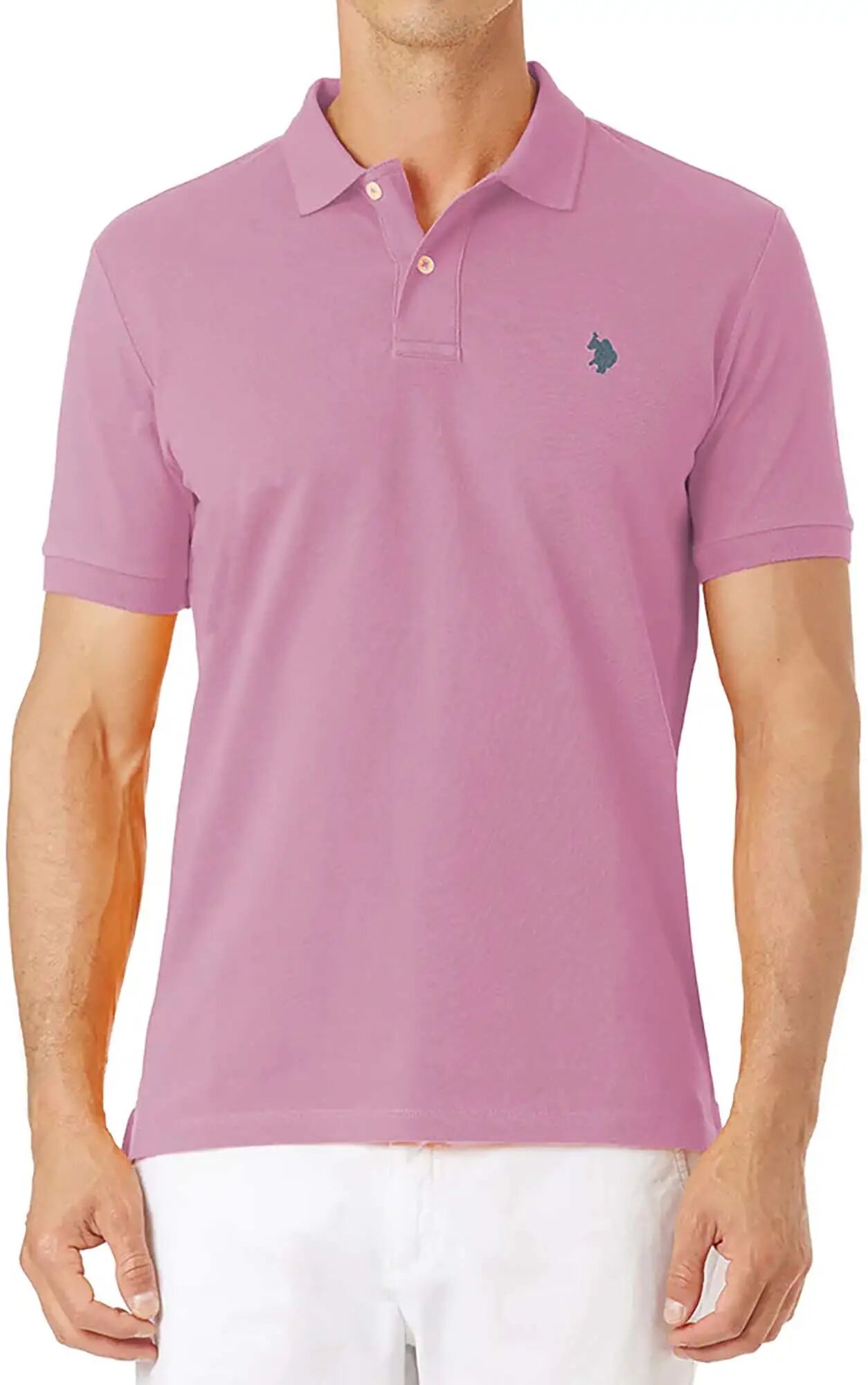 Us Polo Assn. Polo Uomo Colore Rosa ROSA S