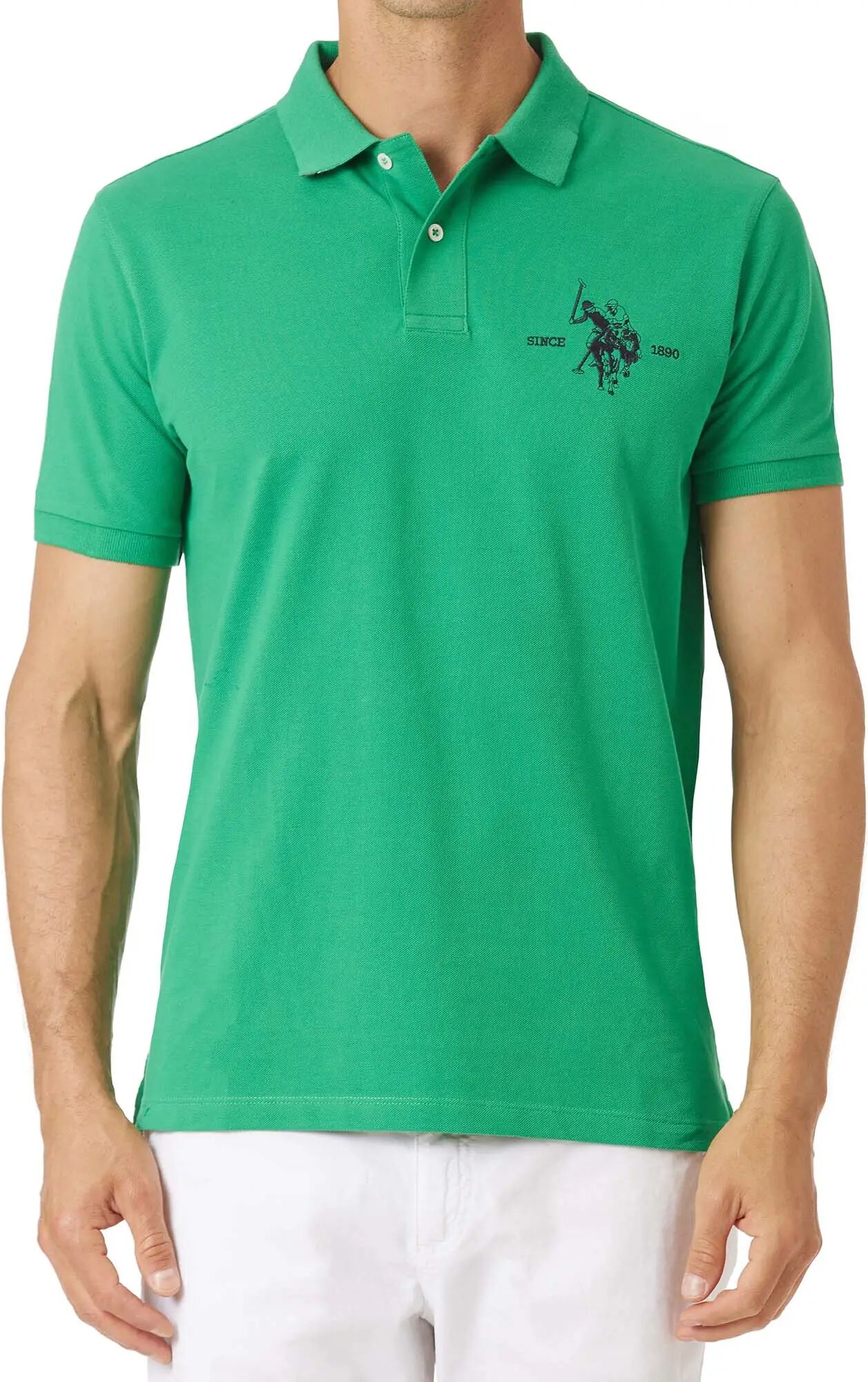 Us Polo Assn. Polo Uomo Colore Verde VERDE S