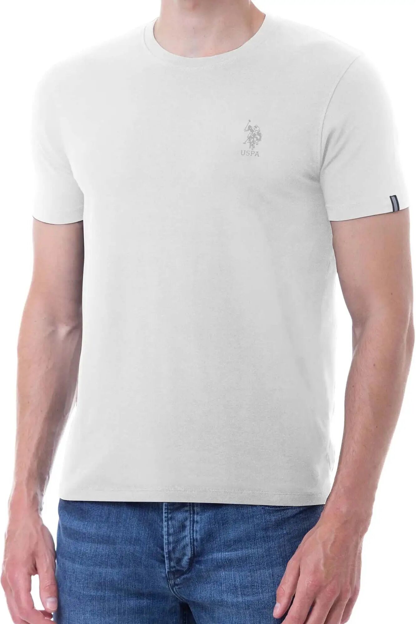 Us Polo Assn. T-shirt Uomo Colore Bianco BIANCO S