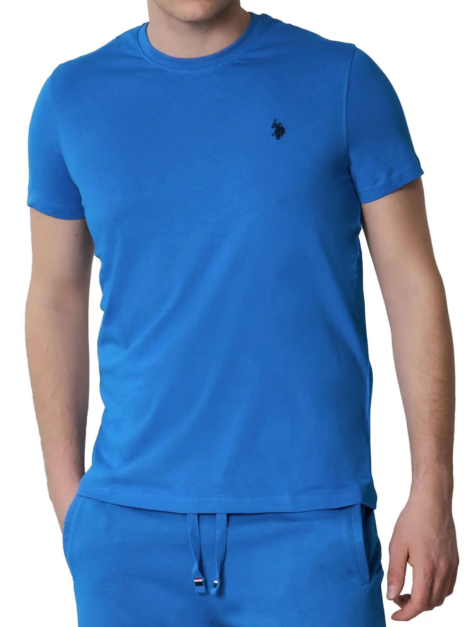 Us Polo Assn. T-shirt Uomo Colore Blu Chiaro BLU CHIARO S