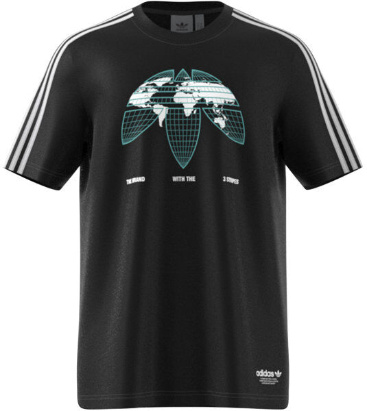 adidas Originals United - T-shirt fitness - uomo Black XS