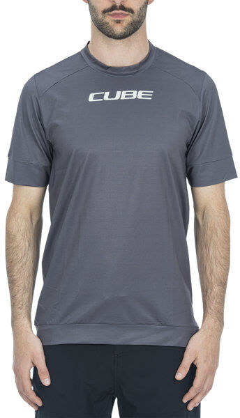 Cube ATX Round Neck S/S - T-shirt - uomo Dark Grey L