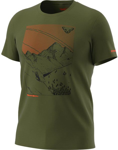 Dynafit Artist Series Drirelease® - T-Shirt - uomo Dark Green/Black/Orange S