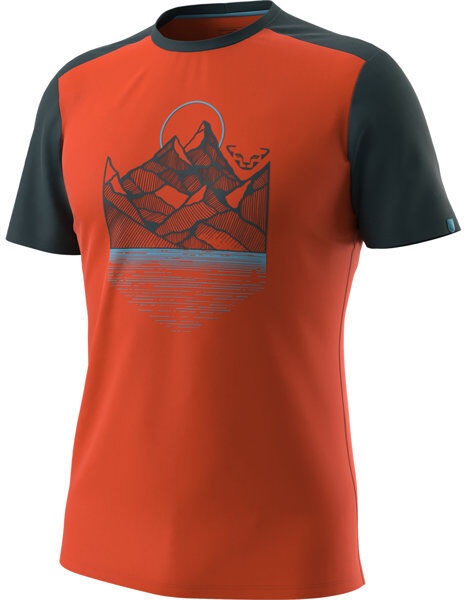 Dynafit Transalper Light - T-shirt - uomo Dark Orange/Dark Blue XL