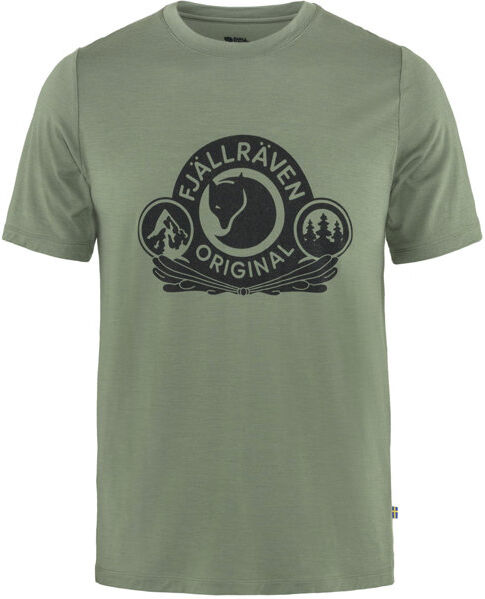 Fjällräven Abisko Wool Classic SS - T-shirt - uomo Green L