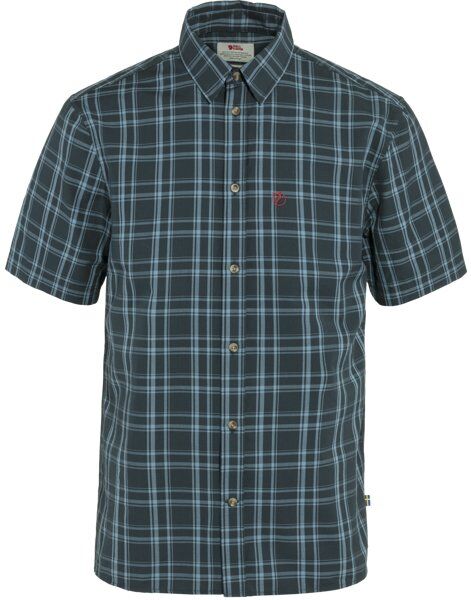 Fjällräven Ovik Lite SS M - camicia a maniche corte - uomo Blue/Green L