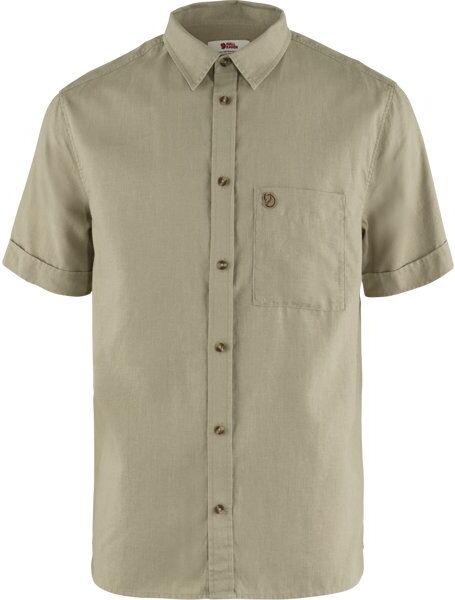 Fjällräven Ovik Travel SS M - camicia a maniche corte - uomo Beige M