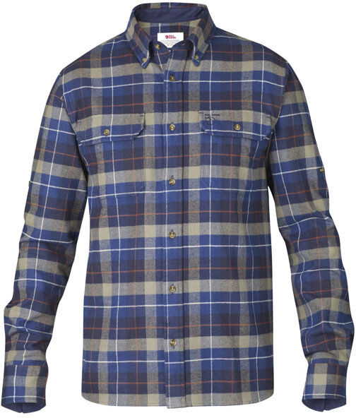 Fjällräven Singi Heavy Flannel - camicia maniche lunghe - uomo Blue S