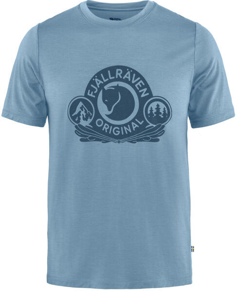 Fjällräven Abisko Wool Classic SS - T-shirt - uomo Light Blue M