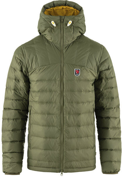 Fjällräven Expedition Pack Down Hoodie - giacca piumino - uomo Green/Yellow M