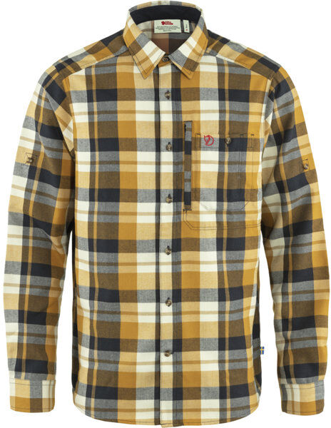 Fjällräven Fjällglim - camicia maniche lunghe - uomo Light Brown/Blue M