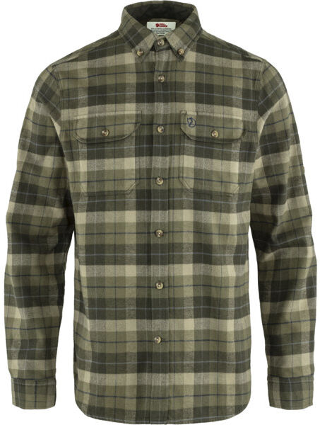 Fjällräven Singi Heavy Flannel - camicia maniche lunghe - uomo Dark Green S