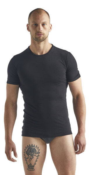 Icebreaker Merino Anatomica SS Crewe - maglietta tecnica - uomo Black XL