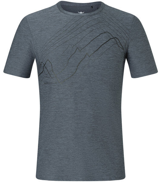 Kaikkialla Kajoo S/S M – T-shirt - uomo Dark Grey XL