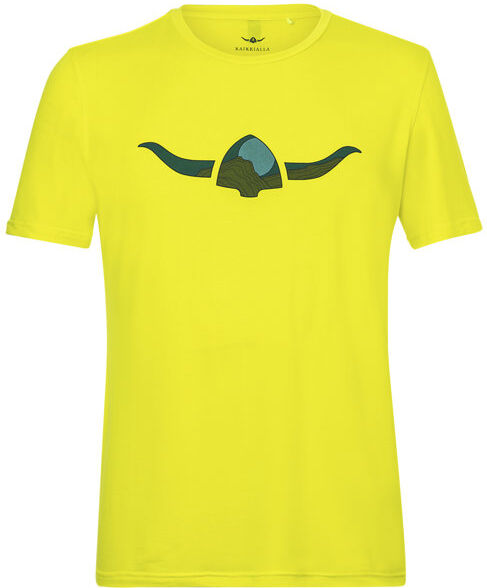 Kaikkialla Koli M S/S - T-shirt - uomo Yellow/Green S