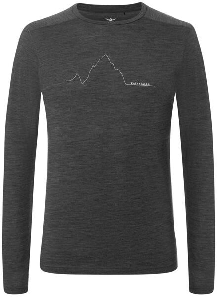 Kaikkialla Kunes M L/S - maglia manica lunga - uomo Grey XL