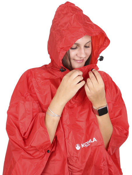 Kohla Rain - poncho Red S